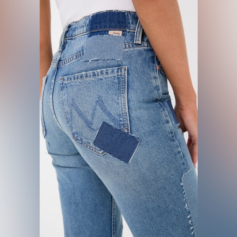 MOTHER The Bookie  Heel Jeans in Ironing Things Out⭐️RARE ⭐️28 Retail $348 - Picture 14 of 16
